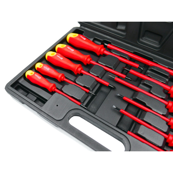 ŚRUBOKRĘTY IZOLOWANE-WAL. 12 SZT  FT25100