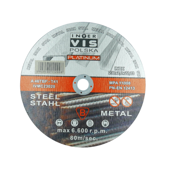 TARCZA DO METALU INTER-VIS 230/2.0 IVMC23020