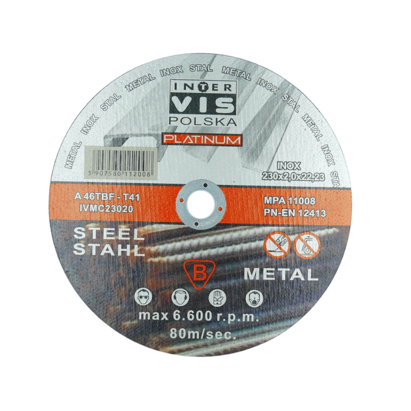 TARCZA DO METALU INTER-VIS 230/2.0 IVMC23020