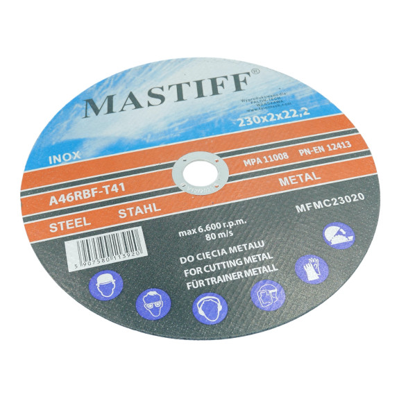 TARCZA DO METALU MASTIFF 230/2.0 MFMC23020