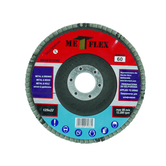 TARCZA LAMELKA MET-FLEX 125/60 MXGFD12560