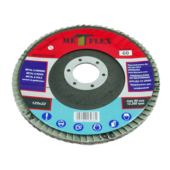 TARCZA LAMELKA MET-FLEX 125/60 MXGFD12560