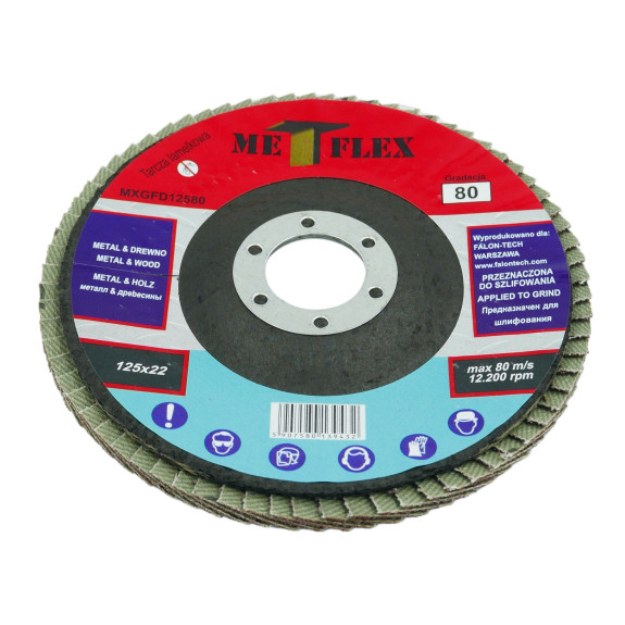 TARCZA LAMELKA MET-FLEX 125/80 MXGFD12580