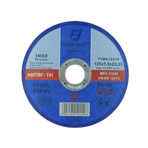 TARCZA DO METALU 125 / 1.0 mm - FTMC12510