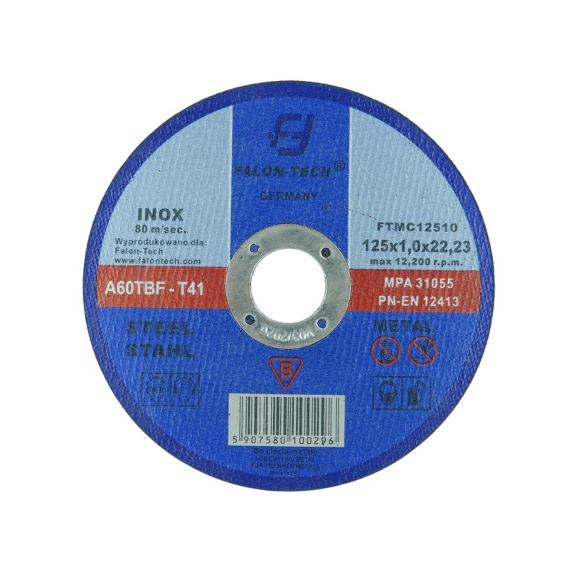 TARCZA DO METALU 125 / 1.0 mm - FTMC12510