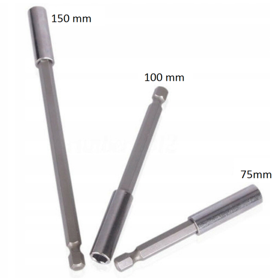 UCHWYT MAGNETYCZNY 1/4 BIT - 3 el. - E02084