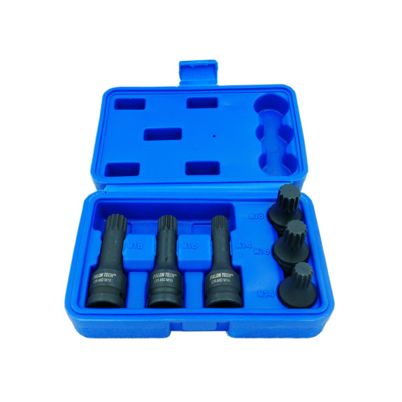 KLUCZE UDAROWE SPLINE 1/2' 6 SZT. FT0675