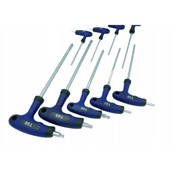 KLUCZE KĄTOWE WKRĘTAKI TORX 9 SZT. 10-50 mm FT1285