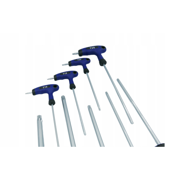 KLUCZE KĄTOWE WKRĘTAKI TORX 9 SZT. 10-50 mm FT1285
