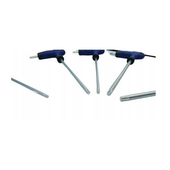 KLUCZE KĄTOWE WKRĘTAKI TORX 9 SZT. 10-50 mm FT1285