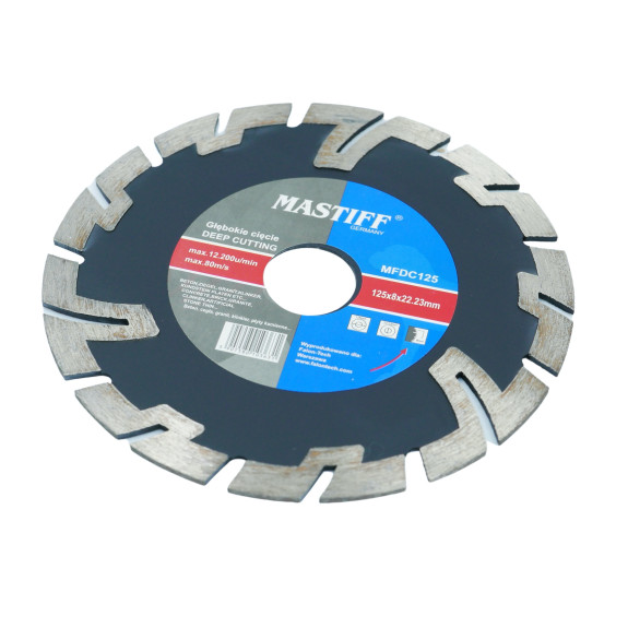 TARCZA DIAMENTOWA GŁĘBOKIE CIĘCIE 125 mm MFDC125