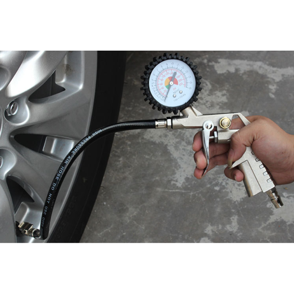 PISTOLET DO KÓŁ Z MANOMETREM - FT202250