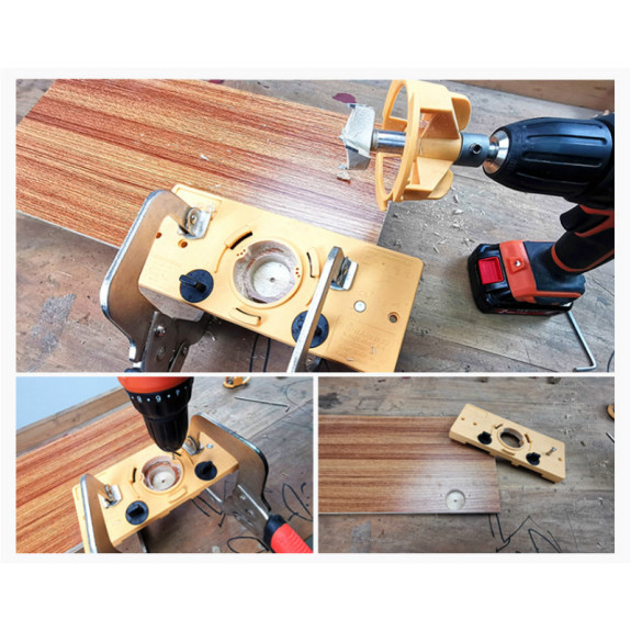 FREZY DO ZAWIASÓW 5 SZT. Z PROWADNICĄ - FT0535