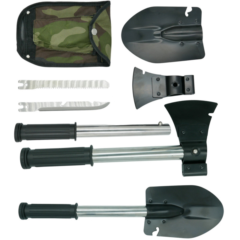 ŁOPATA SAPERKA, SIEKIERKA, PIŁA 6W1 - E01778