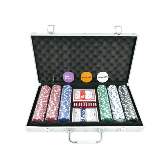 ZESTAW DO GRY W POKERA 300 ŻETONÓW - E01800