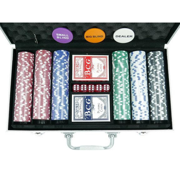 ZESTAW DO GRY W POKERA 300 ŻETONÓW - E01800