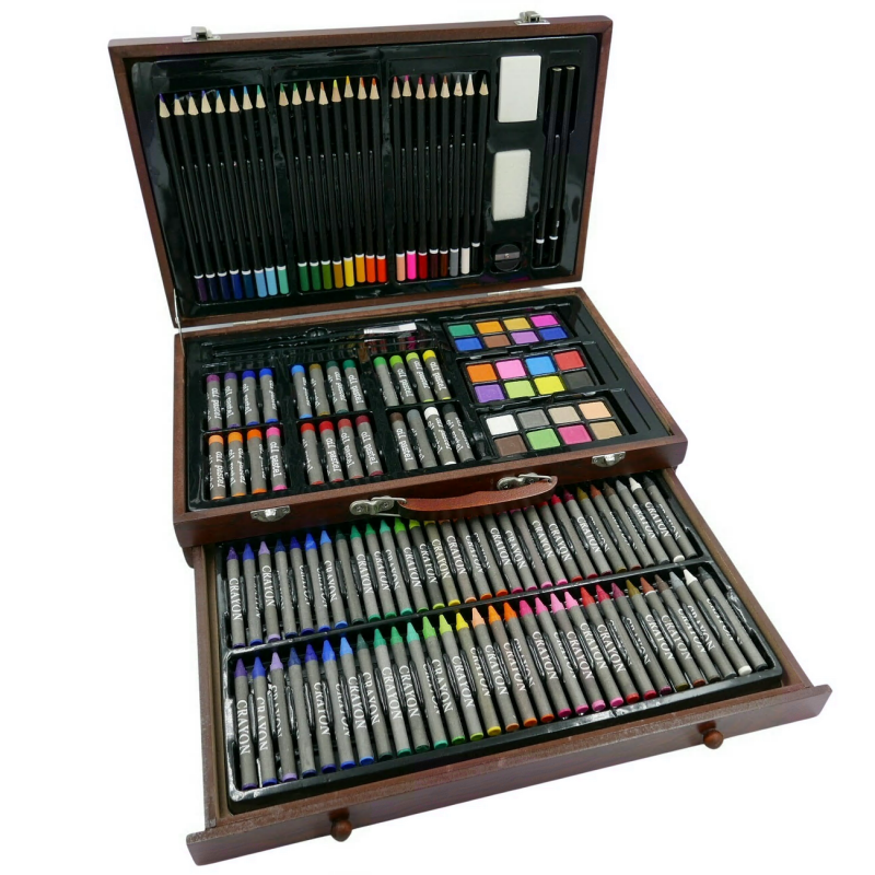 ZESTAW ARTYSTYCZNY 143 EL. DREWNO - E01814