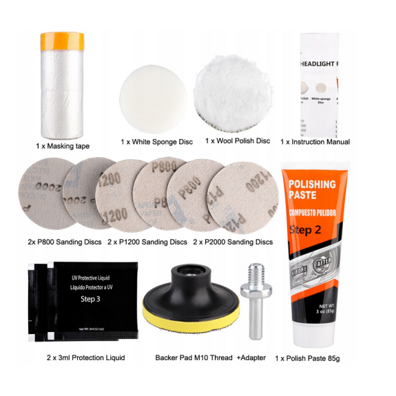 ZESTAW RENOWACJI REFLEKTORÓW - E01807