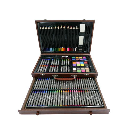 ZESTAW ARTYSTYCZNY 143 EL. DREWNO - E01814