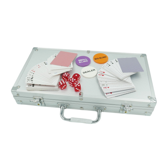 ZESTAW DO GRY W POKERA 300 ŻETONÓW - E01800