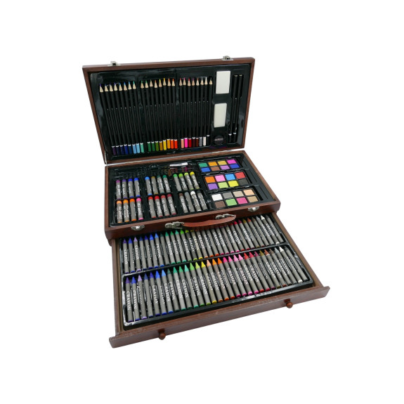 ZESTAW ARTYSTYCZNY 143 EL. DREWNO - E01814