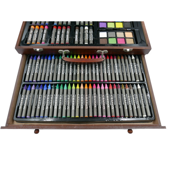 ZESTAW ARTYSTYCZNY 143 EL. DREWNO - E01814