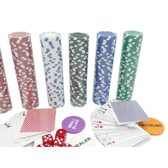 ZESTAW DO GRY W POKERA 300 ŻETONÓW - E01800