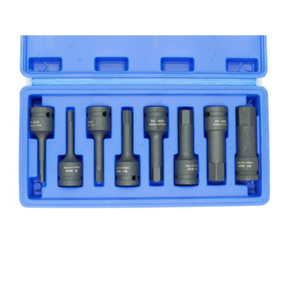 KLUCZE NASADOWE UDAROWE HEX IMBUS 8 SZT. - FT5191