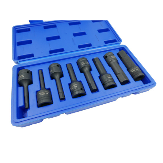 KLUCZE NASADOWE UDAROWE HEX IMBUS 8 SZT. - FT5191