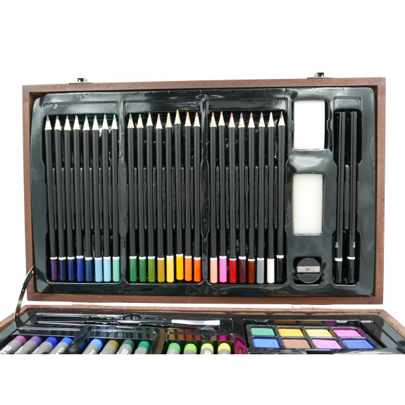 ZESTAW ARTYSTYCZNY 143 EL. DREWNO - E01814