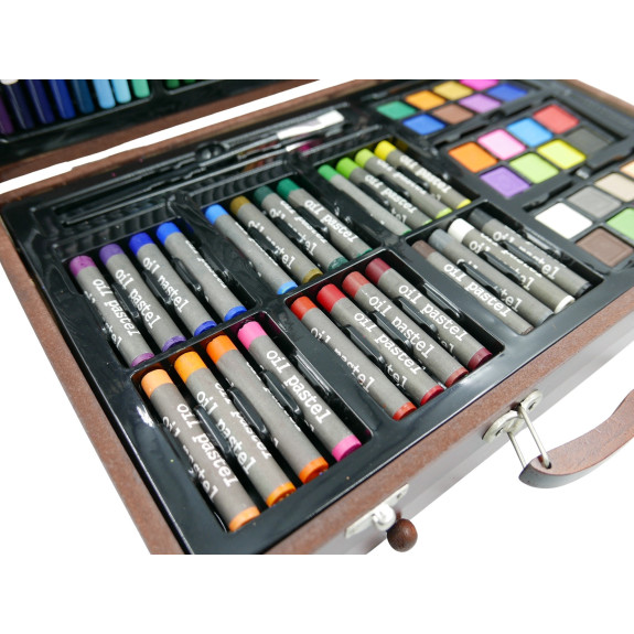 ZESTAW ARTYSTYCZNY 143 EL. DREWNO - E01814