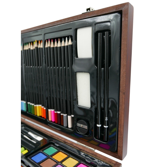 ZESTAW ARTYSTYCZNY 143 EL. DREWNO - E01814