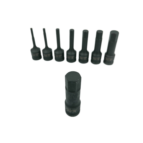 KLUCZE NASADOWE UDAROWE HEX IMBUS 8 SZT. - FT5191