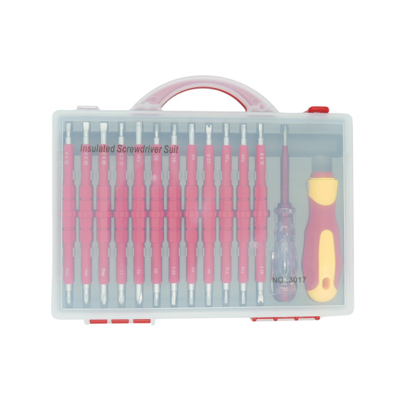 ŚRUBOKRĘTY IZOLOWANE-WAL. 26 SZT. - E02082