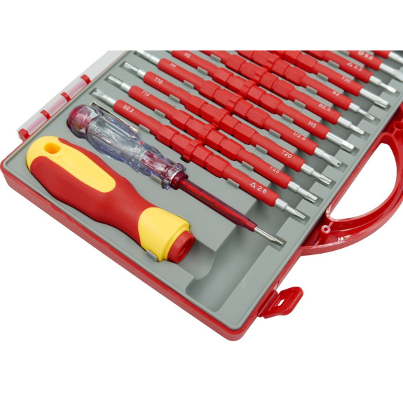 ŚRUBOKRĘTY IZOLOWANE-WAL. 26 SZT. - E02082