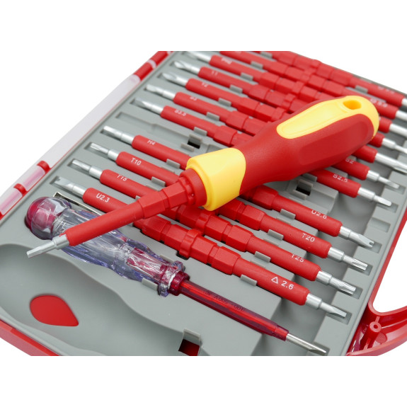 ŚRUBOKRĘTY IZOLOWANE-WAL. 26 SZT. - E02082