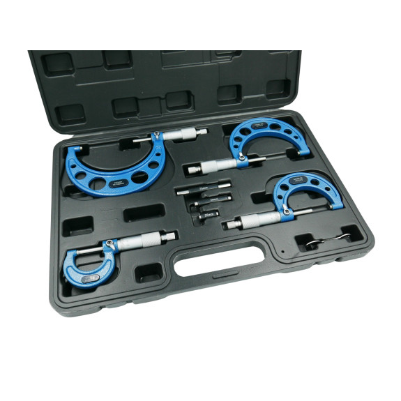 MIKROMETRY 0-100 MM ZESTAW WALIZKA - E00404