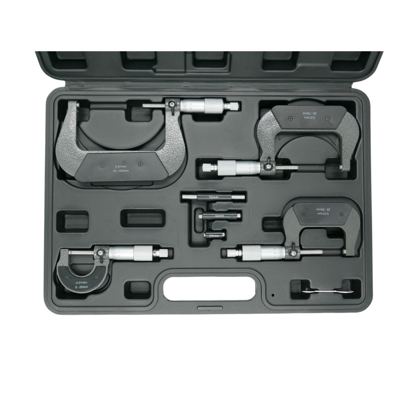 MIKROMETRY 0-100 mm ZESTAW WALIZKA PVC - IV00100