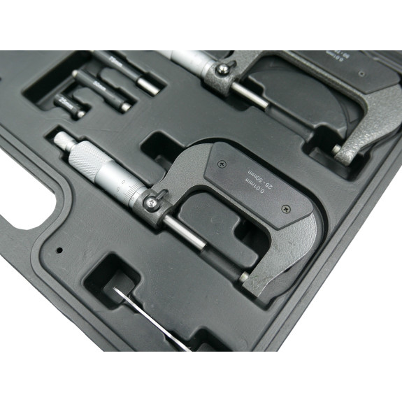 MIKROMETRY 0-100 mm ZESTAW WALIZKA PVC - IV00100