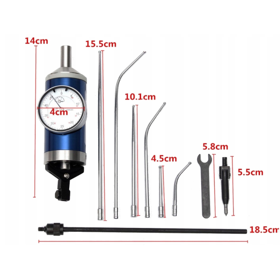 CZUJNIK ZEGAROWY DO CENTROWANIA 0-3 MM