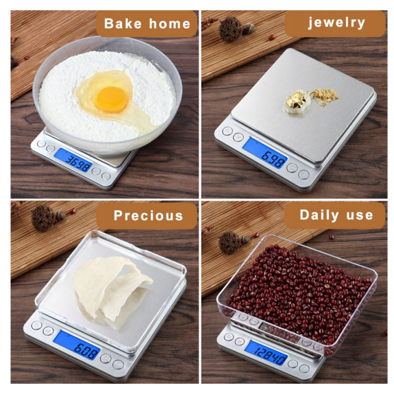 WAGA ELEKTRONICZNA 10x10 2000 G / 0.1G