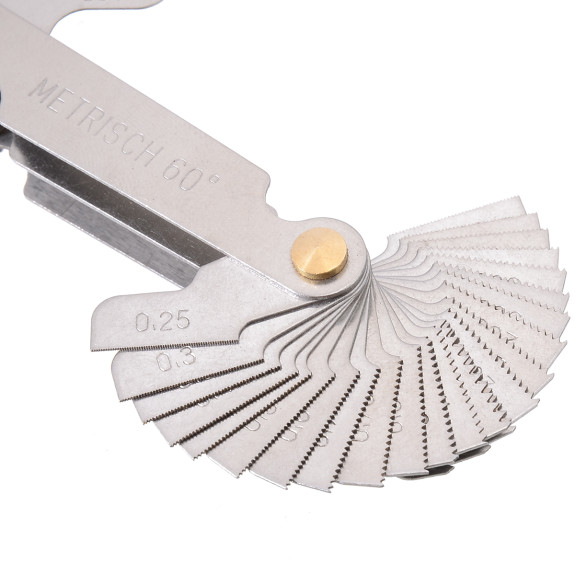 WZORNIK GWINTÓW 0.25-6.0 MM - 52 LISTKI (01530)