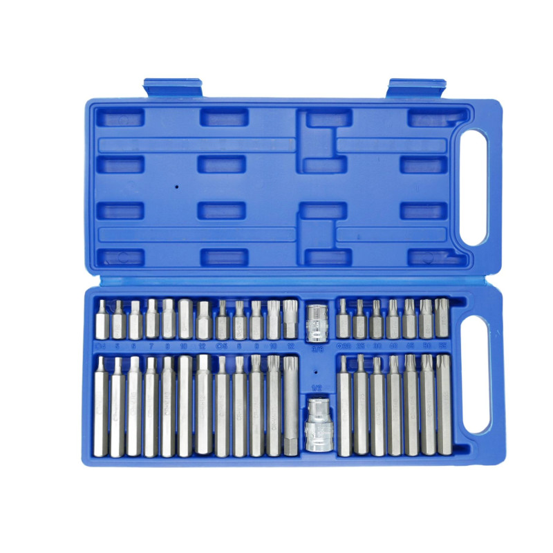 KLUCZE IMBUS TORX - 40 EL. PCV BOX - E01750