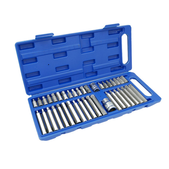 KLUCZE IMBUS TORX - 40 EL. PCV BOX - E01750