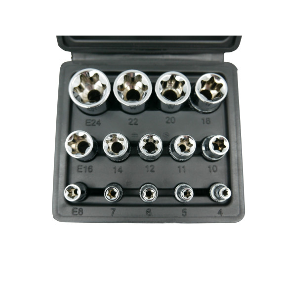 KLUCZE NASADOWE TORX 14 EL. - E01749