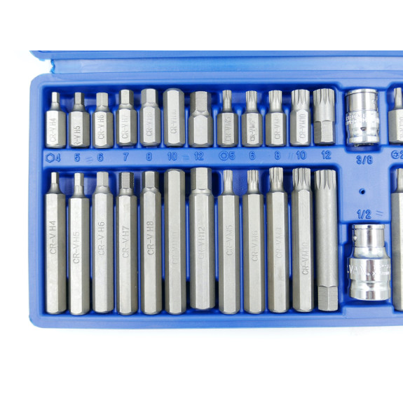 KLUCZE IMBUS TORX - 40 EL. PCV BOX - E01750