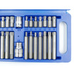 KLUCZE IMBUS TORX - 40 EL. PCV BOX - E01750