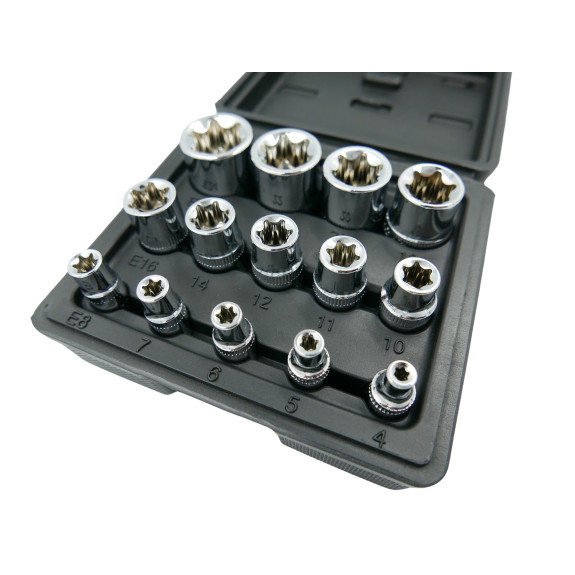 KLUCZE NASADOWE TORX 14 EL. - E01749