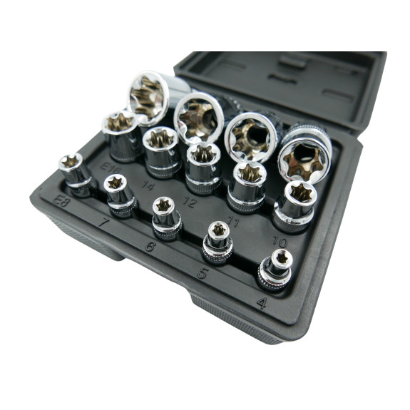 KLUCZE NASADOWE TORX 14 EL. - E01749