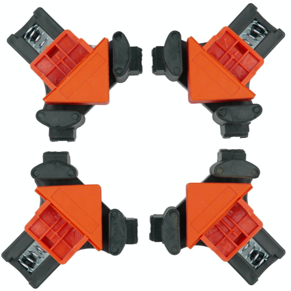 ŚCISKI KĄTOWE DO DREWNA 4 SZT. - E01751